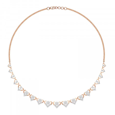 Celestial Bloom Diamond Necklace Set