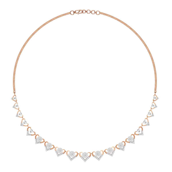 Celestial Bloom Diamond Necklace Set