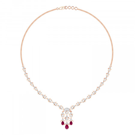 Jewel of the Night Diamond Necklace Set