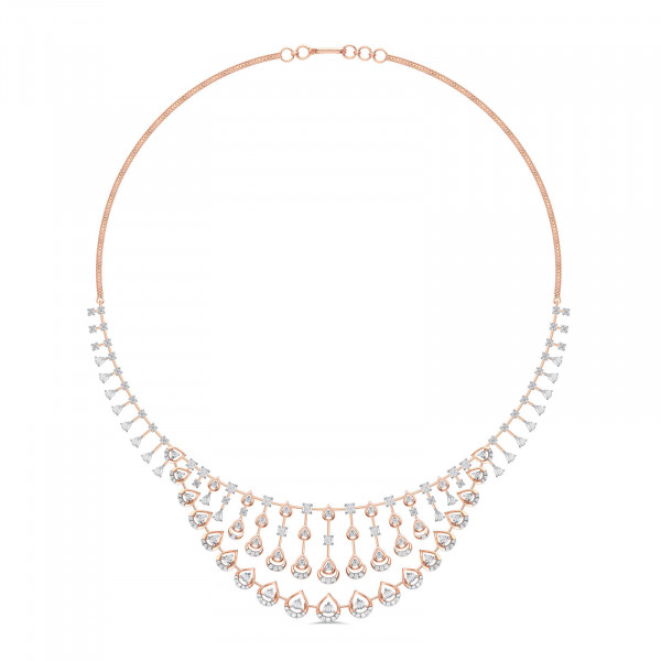 Moonlit Garden Diamond Necklace Set