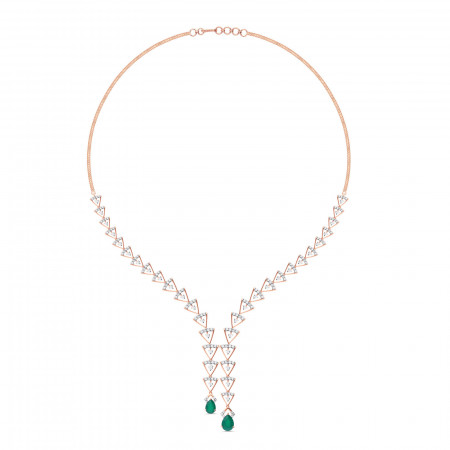 Luminous Bliss Diamond Necklace Set