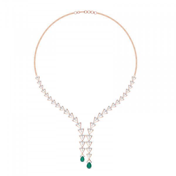 Luminous Bliss Diamond Necklace Set