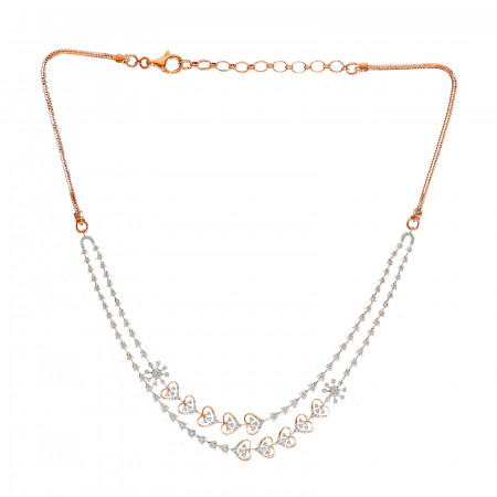 Radiant Illusion Diamond Necklace Set