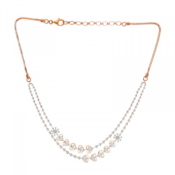 Radiant Illusion Diamond Necklace Set