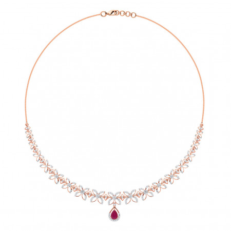 Dreamy Cascade Diamond Necklace Set