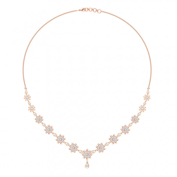 Glowing Allure Diamond Necklace Set