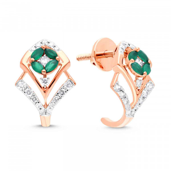 Charming Shimmer Diamond Earrings