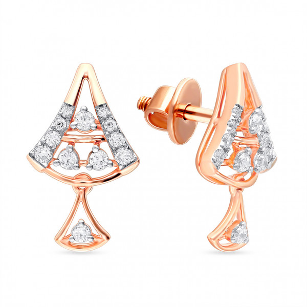 Opulent Glimmer Diamond Earring