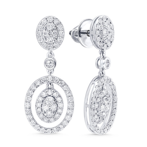 Luminous Tide Diamond Earrings