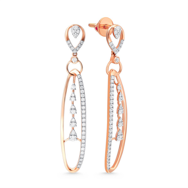 Whimsical Twinkle Diamond Earring