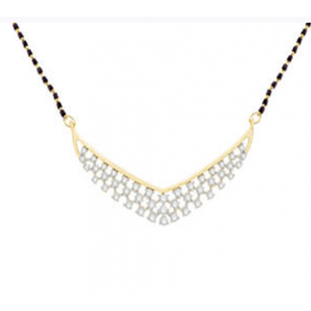 Enduring Radiance Diamond Tanmaniya Mangalsutra