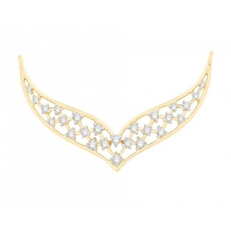 Glistening Promises Diamond Tanmaniya Mangalsutra