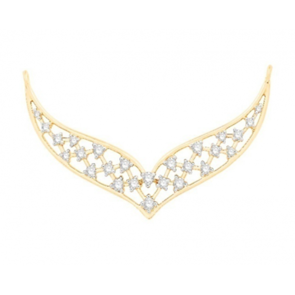 Glistening Promises Diamond Tanmaniya Mangalsutra