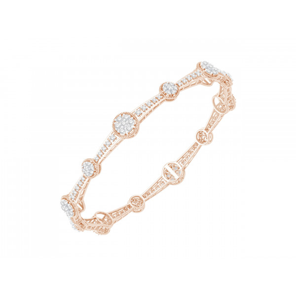 Aurora Elegance Diamond Bangle