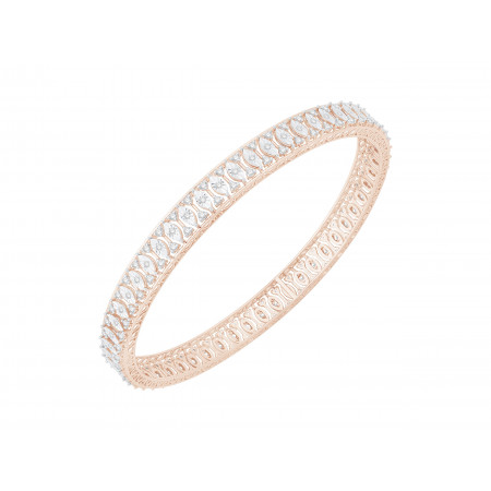 Dazzle in Every Curve Diamond Bangle