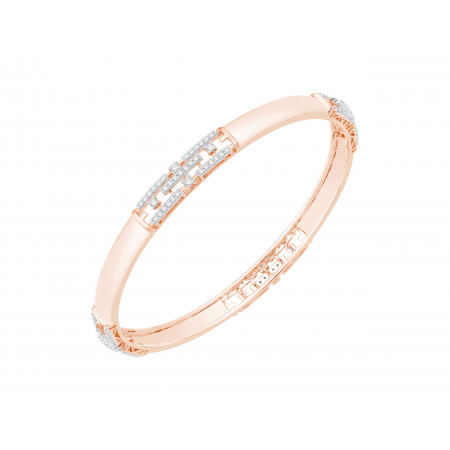 Whirl of Diamond Bangle