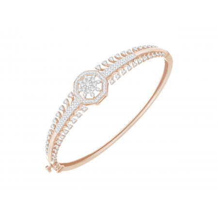 Radiant Whirlwind Diamond Bangle