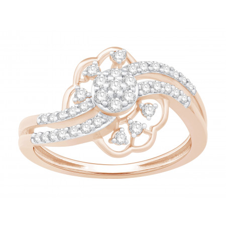 Enchanting Flora Diamond Ring