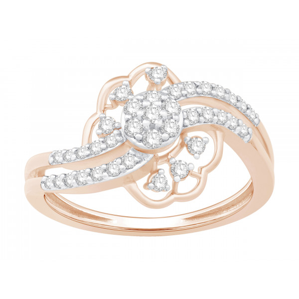 Enchanting Flora Diamond Ring