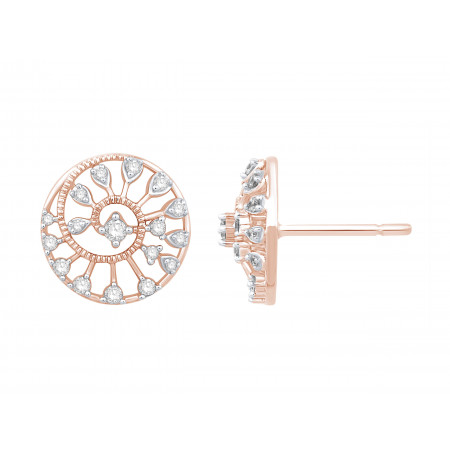 Whimsical Radiance Diamond Earring