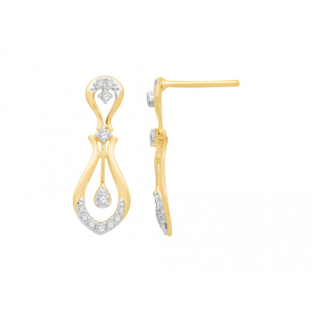 Ethereal Cascade Diamond Earring