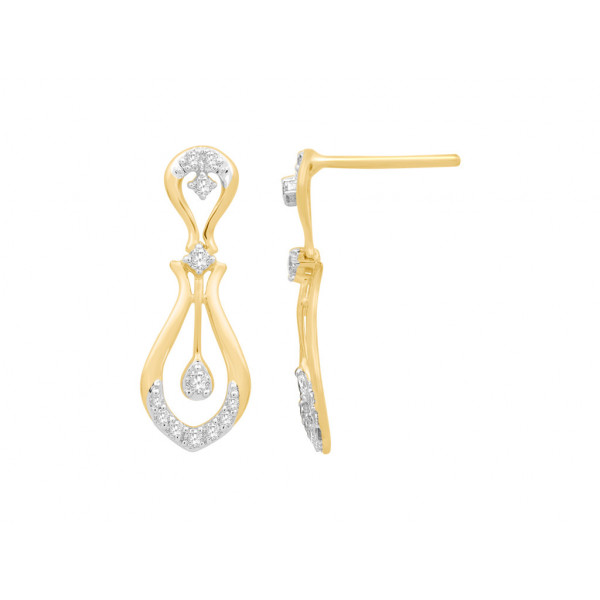 Ethereal Cascade Diamond Earring