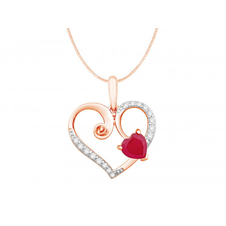 Forever Yours Stunning Heart-Shaped Diamond Pendant