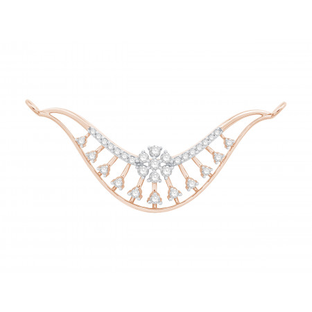 Celestial Embrace Diamond Tanmaniya Mangalsutra