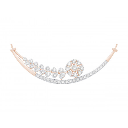 Whispers of Elegance Diamond Tanmaniya Mangalsutra