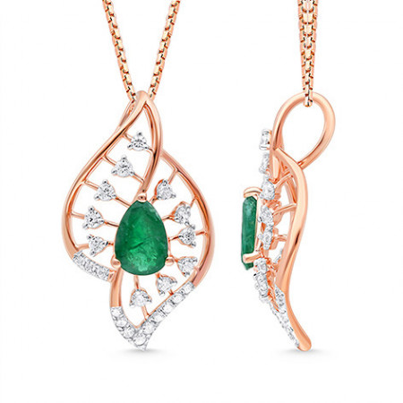 Majestic Sparkle Diamond Pendant and Earrings