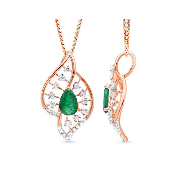 Majestic Sparkle Diamond Pendant and Earrings