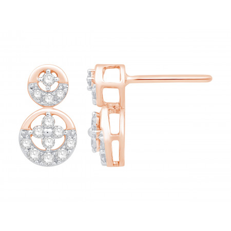 Serene Shimmer Diamond Earring