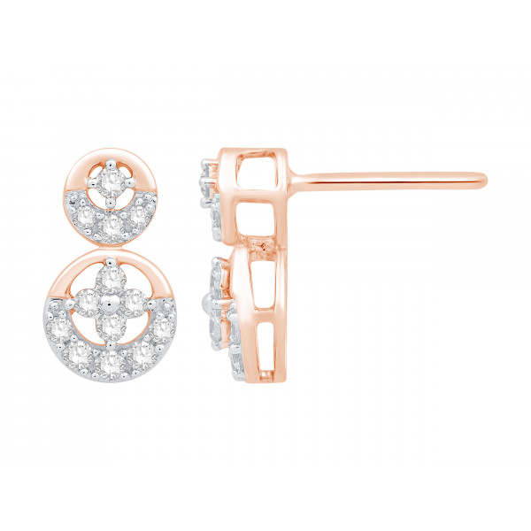 Serene Shimmer Diamond Earring