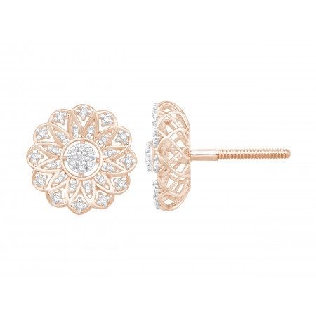 Verdant Glow Diamond Earring