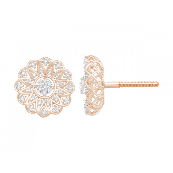 Verdant Glow Diamond Earring