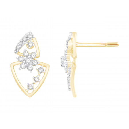 Vibrant Verdure Diamond Earring