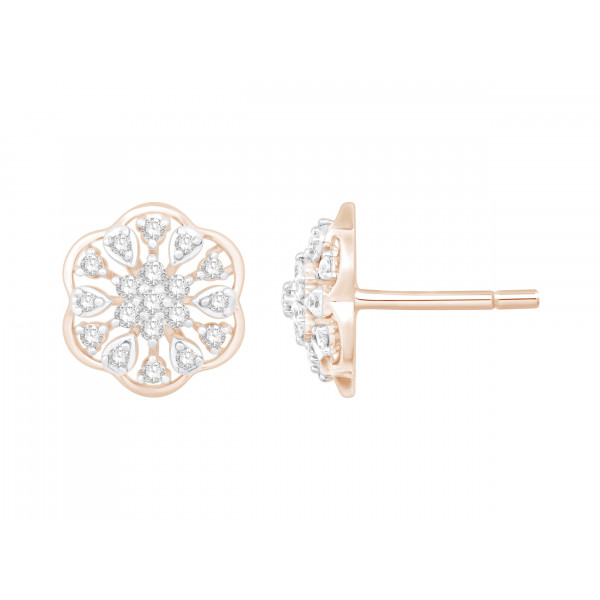 Whispering Diamond Earring