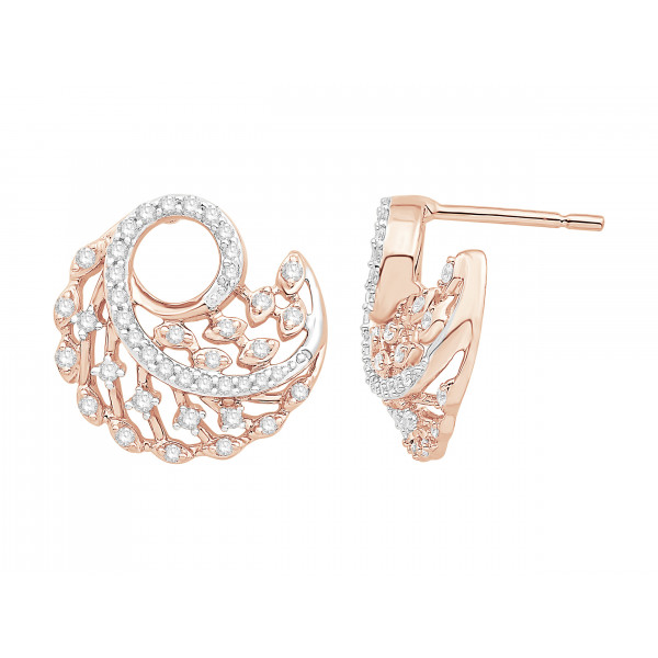 Flare of Elegance Diamond Earring