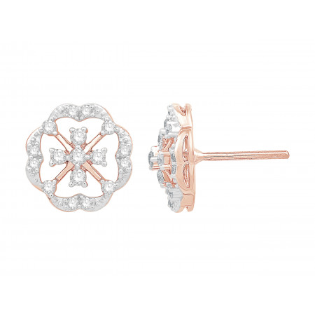 Glinting Orbit Diamond Earring