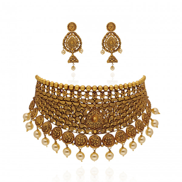 Golden Epitome Gold Choker Set