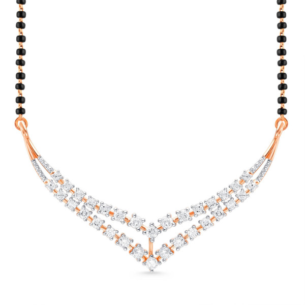 Sparkling Vows Diamond Mangalsutra