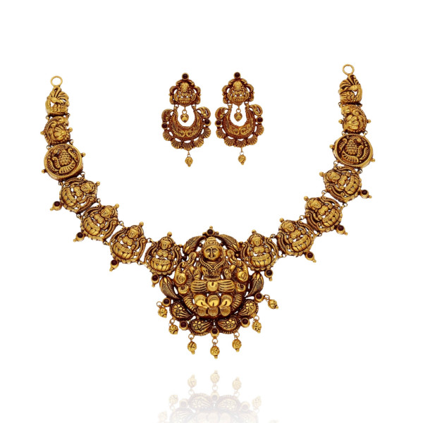 Radiance of Eternity Gold Necklace Set