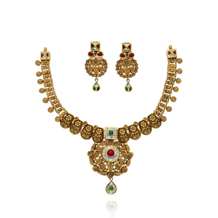 Amara Essence Gold Necklace Set