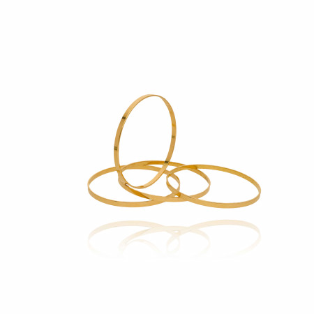 Simple Luxe Gold Bangles