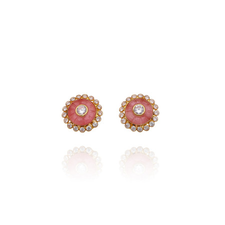 Opulent Orbits Gold Earrings