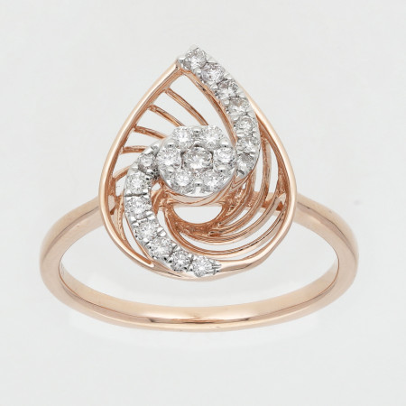 Glistening Symbol Diamond Ring