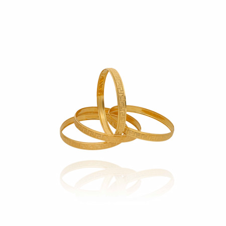 Classic Glow Gold Bangles