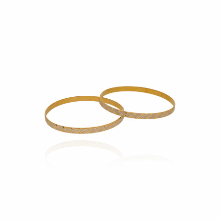 Understated Charm Gold Bangles