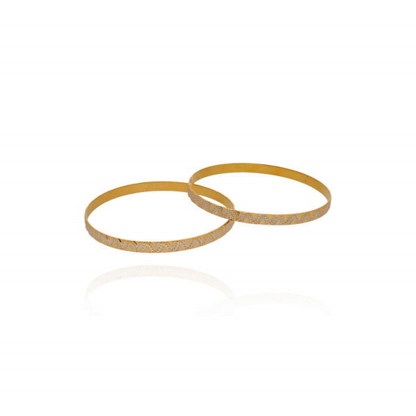 Understated Charm Gold Bangles