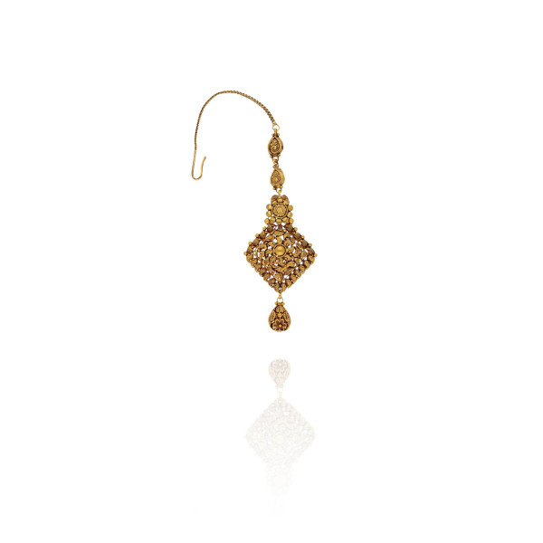 Leela Luster Gold Mang Set